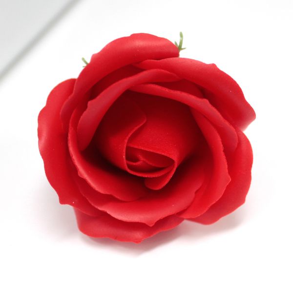 Ambachtelijke Zeep Bloem - Medium Roos - Donker Rood