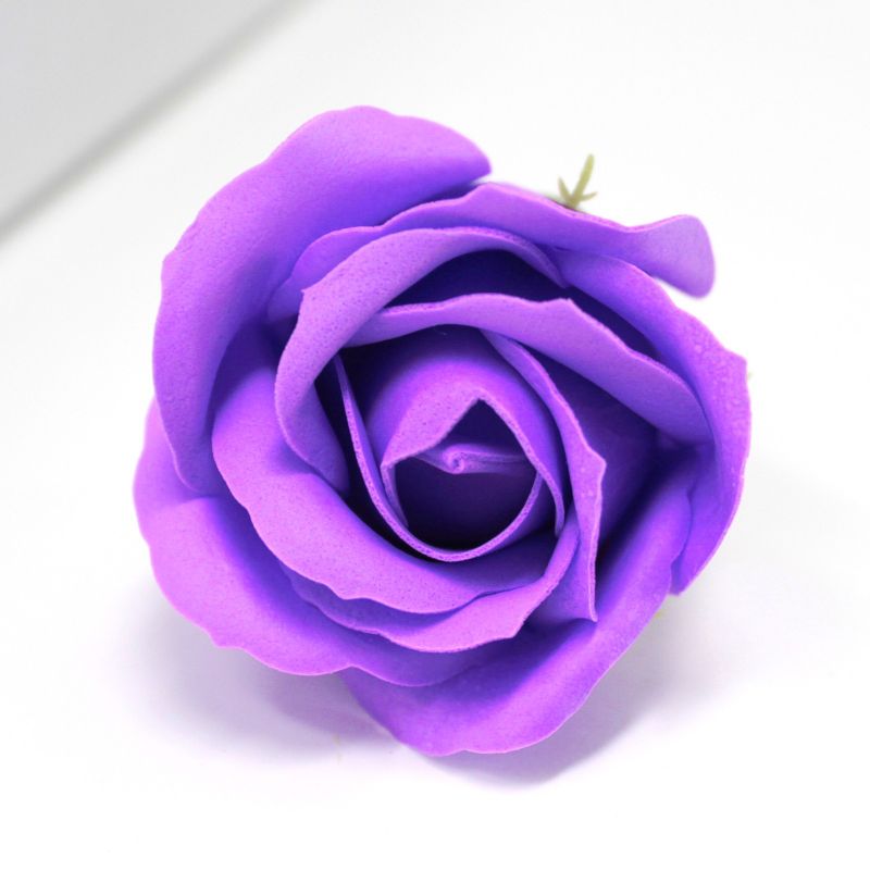 Ambachtelijke Zeep Bloem - Medium Roos - Lavendel