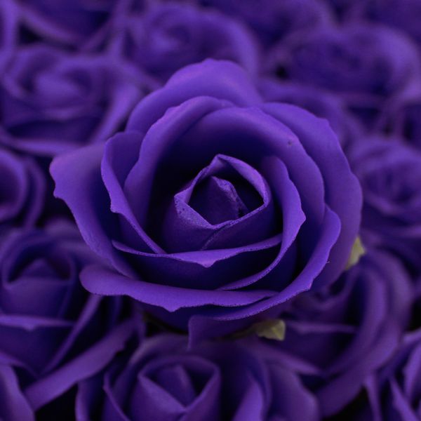 Ambachtelijke Zeep Bloem - Medium Roos - Paars