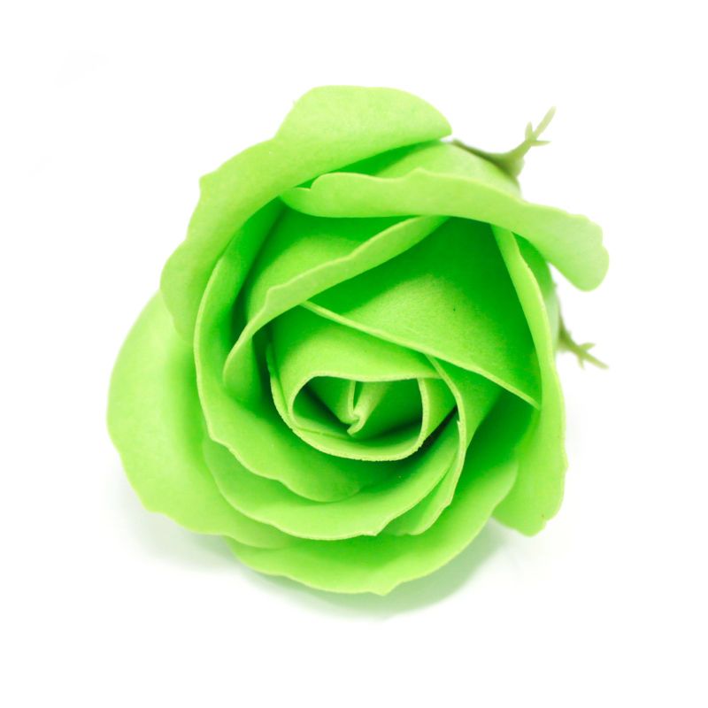 Ambachtelijke Zeep Bloem - Medium Roos - Groen