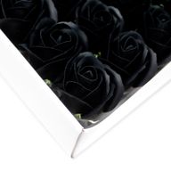 Ambachtelijke Zeep Bloem - Medium Roos - Zwart