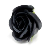 Ambachtelijke Zeep Bloem - Medium Roos - Zwart
