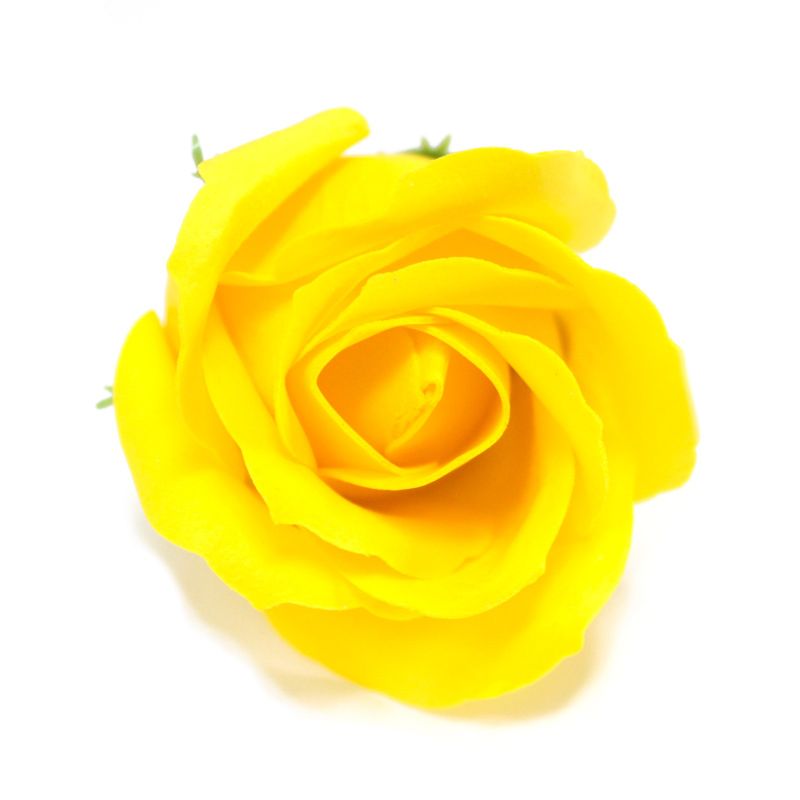 Ambachtelijke Zeep Bloem - Medium Roos - Geel