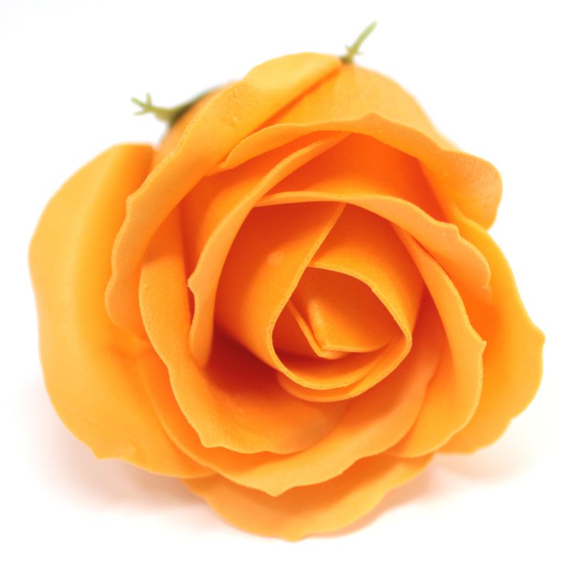 Ambachtelijke Zeep Bloem - Medium Roos - Oranje