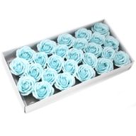Ambachtelijke Zeep Bloem- Large Roos - Baby Blauw