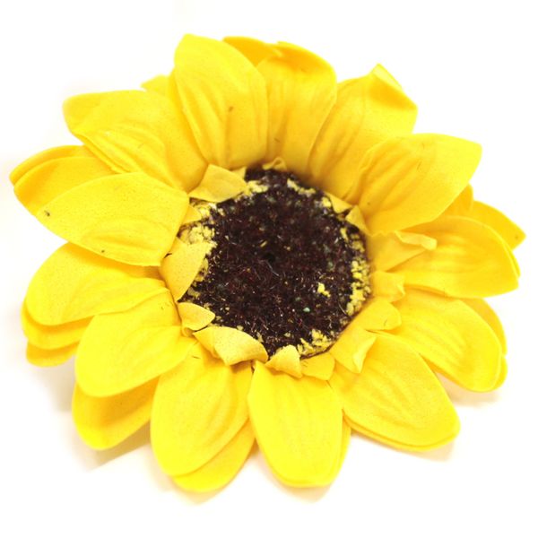 Ambachtelijke Zeepbloem- Grote Zonnebloem - Geel