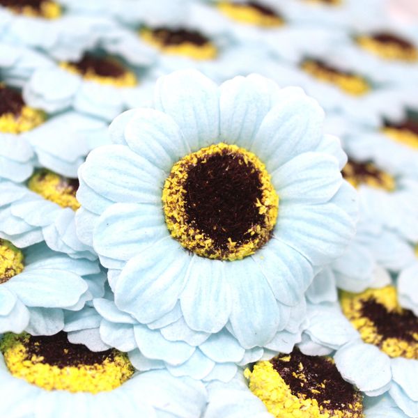 Ambachtelijke Zeep Bloem - Small Zonnebloem - Blauw