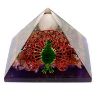 Orgonite Piramide - Large - 70cm - Pauw (Aarde Basis)