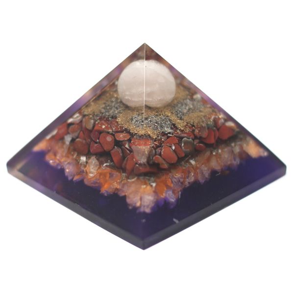 Orgonite Piramide - Large - 70cm - Pauw (Aarde Basis)