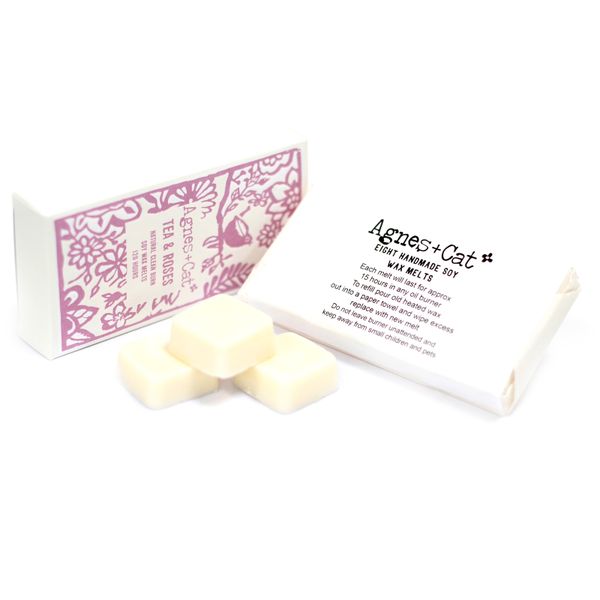 Doos met 8 Waxmelts- Thee + Rozen