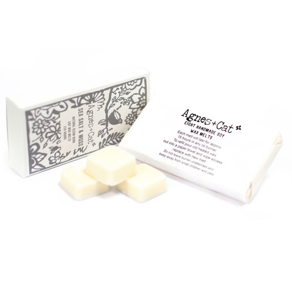 Doos met 8 Waxmelts- Zeezout + Mos