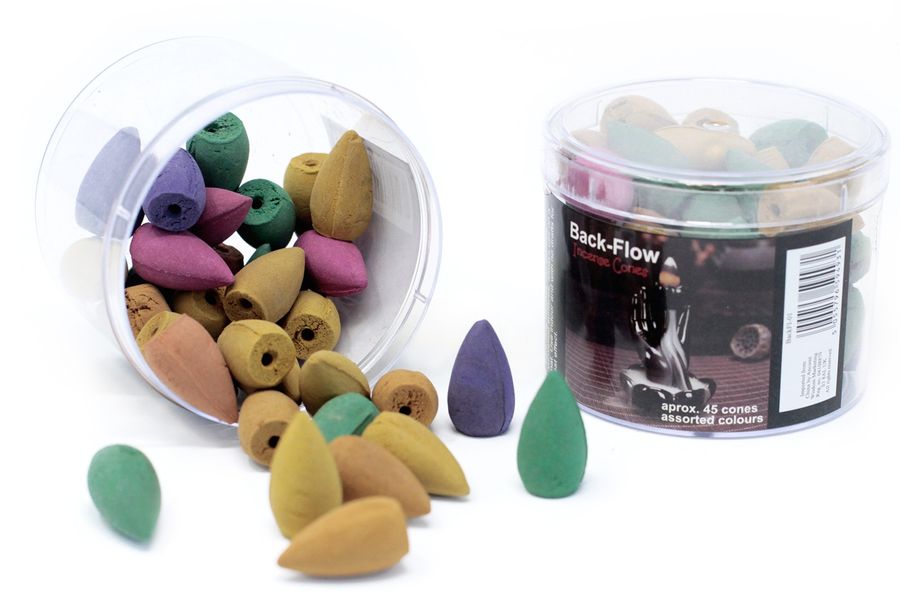 Back Flow Wierook Kegels - Mix (ongeveer 45 Kegels)