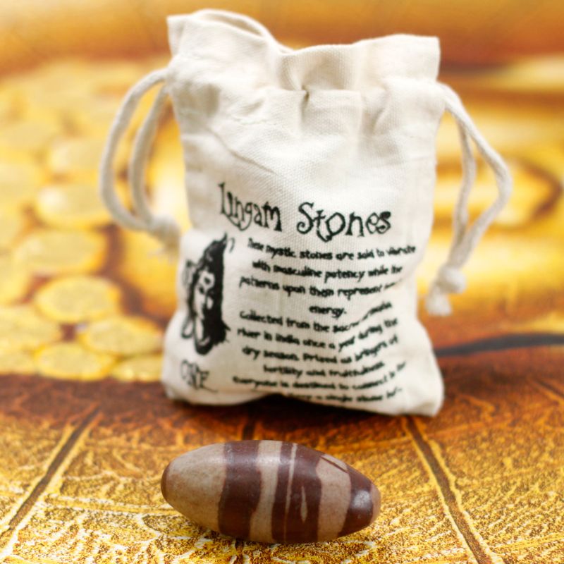 Drie inch Lingam - 1 steen