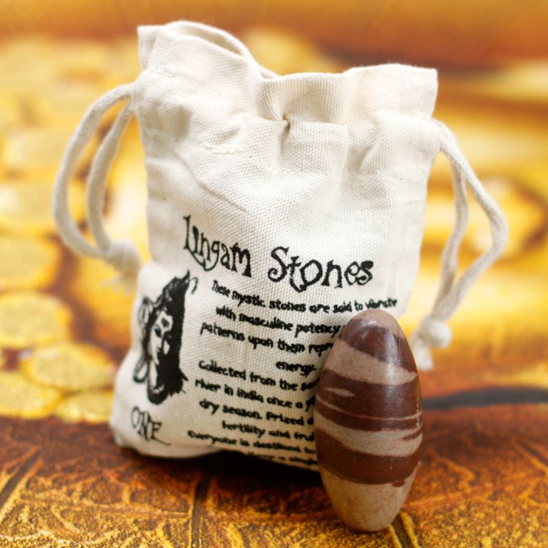 Drie inch Lingam - 1 steen