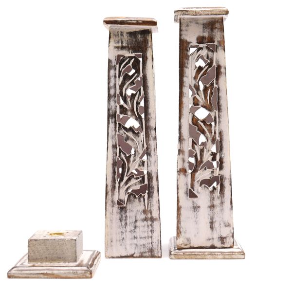 Taps toelopende Wierook Toren Gewassen - Mangohout