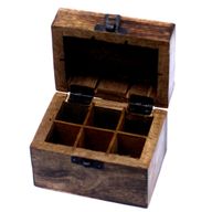 Aromathrapie Box - Mangohout - Bloem motief (6 flesjes)