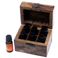 Aromathrapie Box - Mangohout - Bloem motief (6 flesjes)