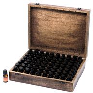 Aromathrapie Box - Mangohout - Bloem motief (80) flesjes