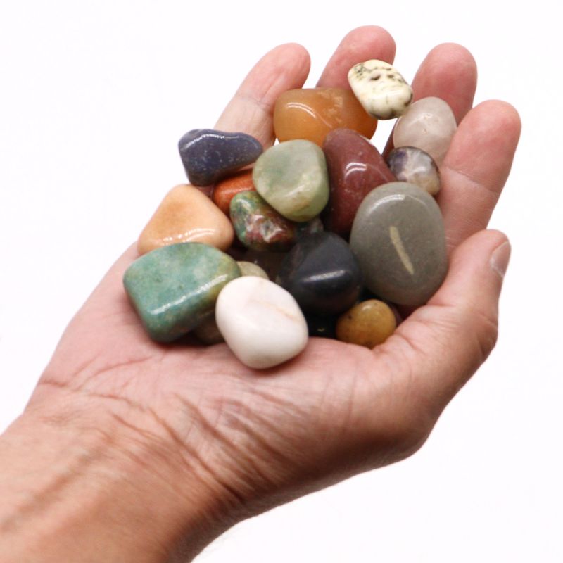 Gemengde Agaat Edelsteen Kiezels - 1KG