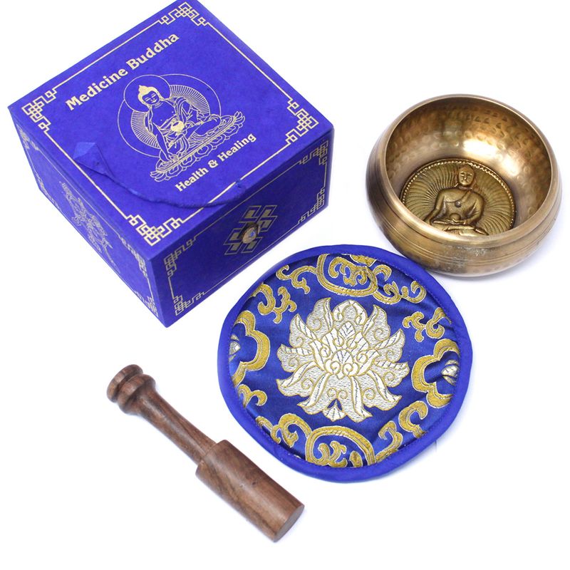 Boeddha Medicijn Klangschaal Set 10cm (min 500gr)