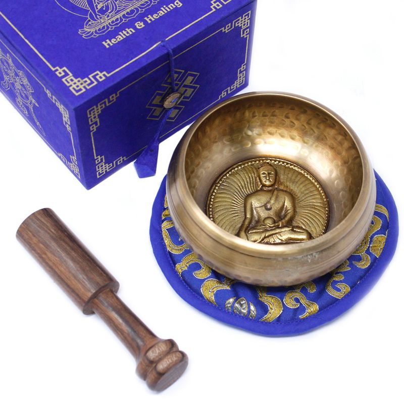 Boeddha Medicijn Klangschaal Set 10cm (min 500gr)