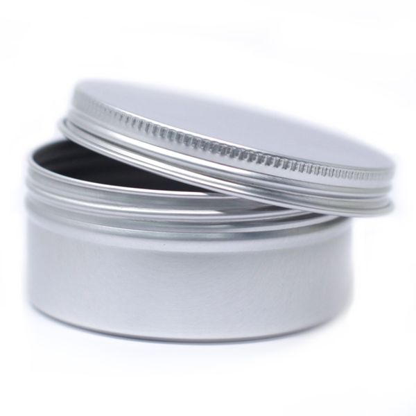 Aluminium Blikje met Schroefdeksel - 70x35mm - Inhoud 100ml