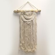 Macramé Wandkleed - Drie Golven