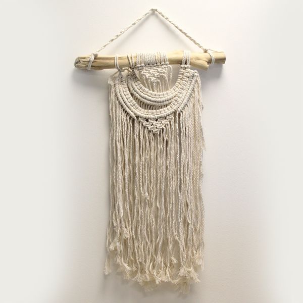 Macramé Wandkleed - Drie Golven