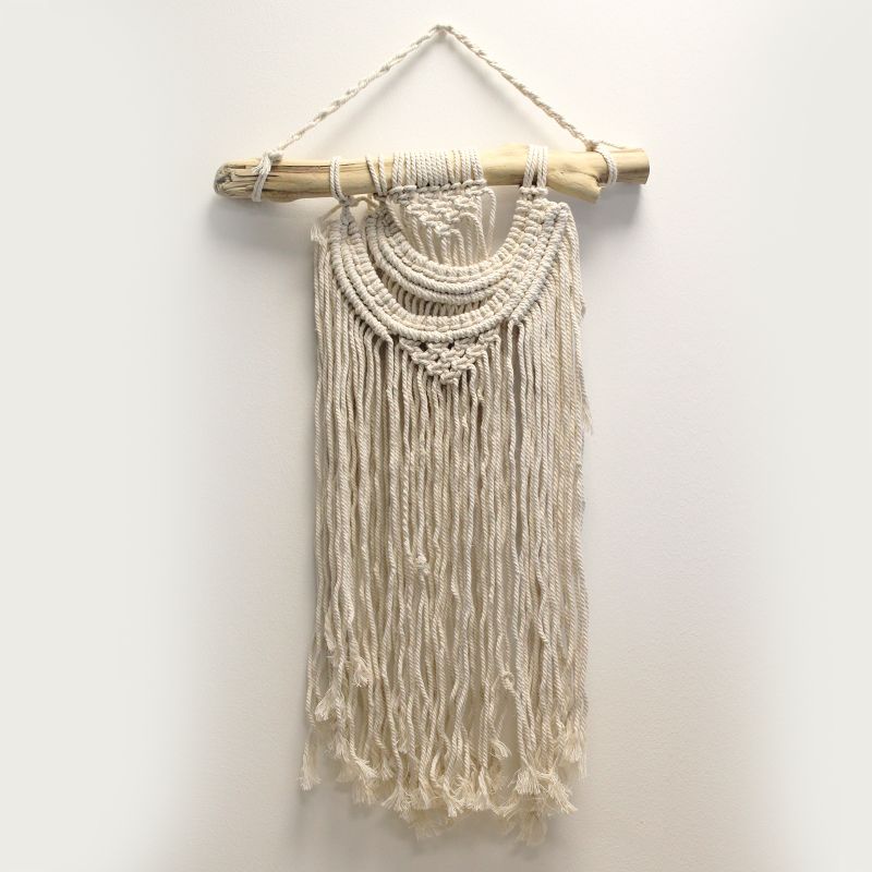 Macramé Wandkleed - Drie Golven