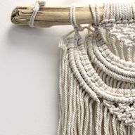 Macramé Wandkleed - Drie Golven