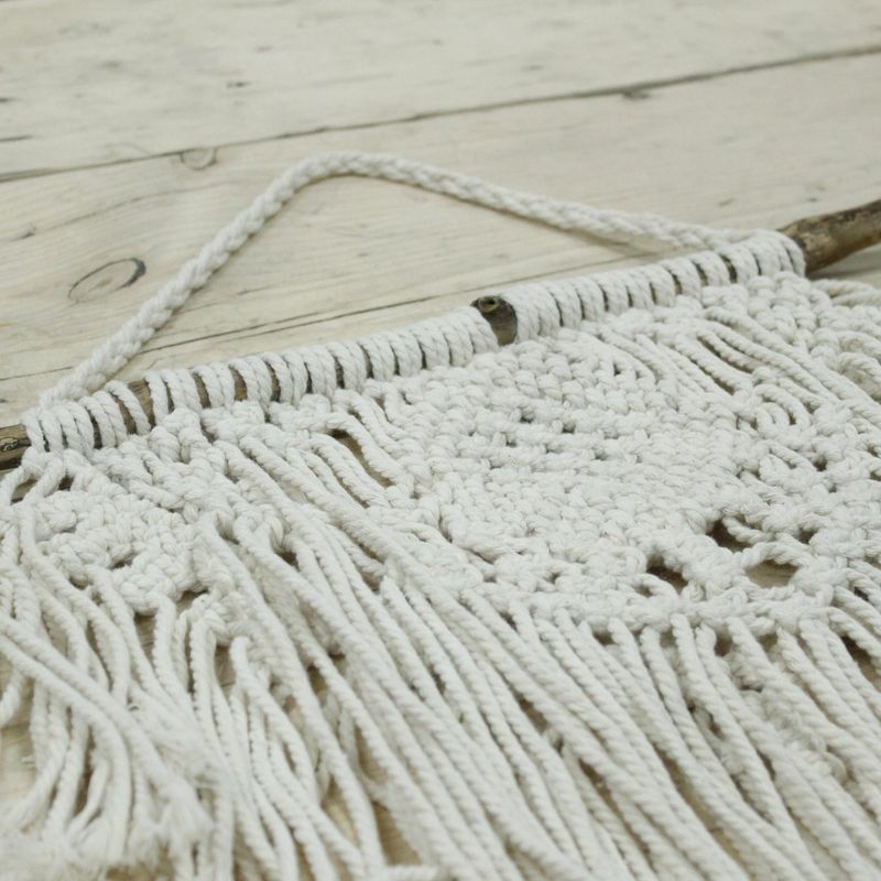 Macramé Wandkleed - Huis en Hart