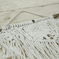 Macramé Wandkleed - Huis en Hart