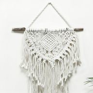 Macramé Wandkleed - Huis en Hart