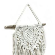 Macramé Wandkleed - Huis en Hart