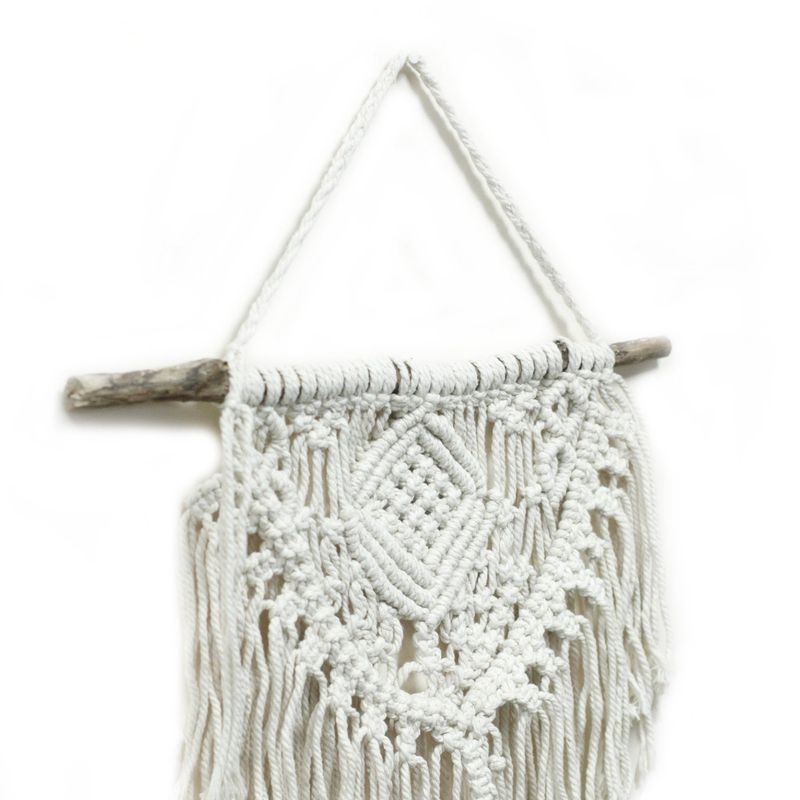 Macramé Wandkleed - Huis en Hart