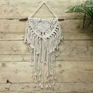 Macramé Wandkleed - Huis en Hart