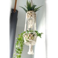Macramé Plantpot Houder - Dubbel