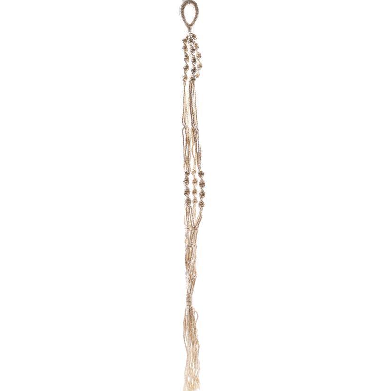 Macramé Plantpot Houder - Extra lang - Voor grote Pot