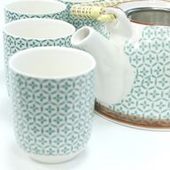Kruidenthee Servies - Groen Mozaïek