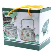 Kruidenthee Servies - Witte Steen Oosters