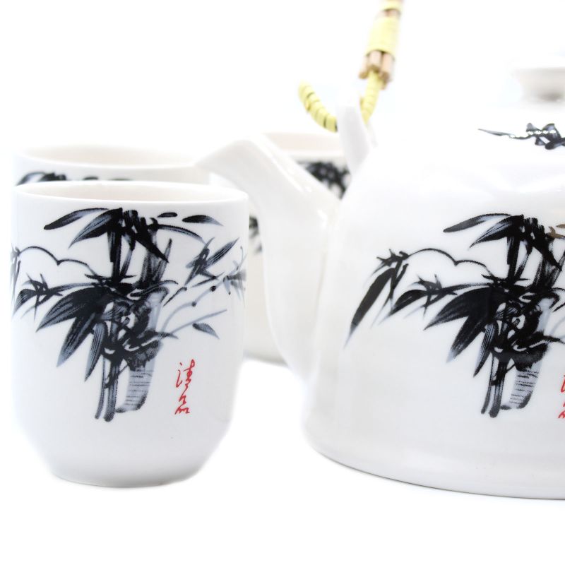Kruidenthee Servies - Witte Steen Oosters