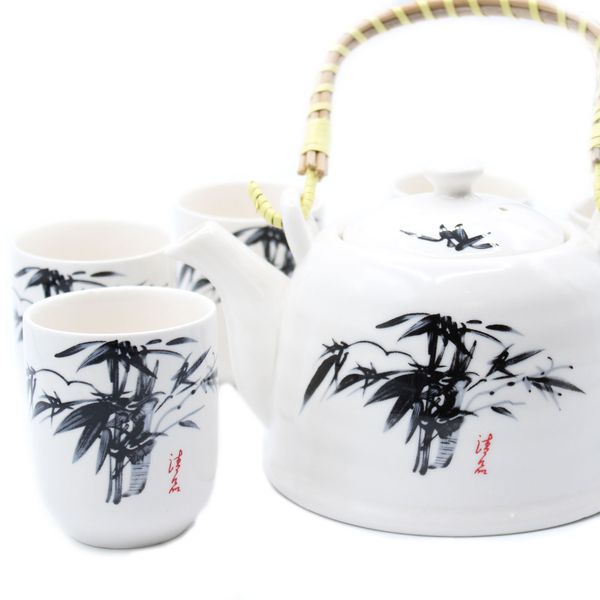Kruidenthee Servies - Witte Steen Oosters