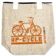 Milieuvriendelijk Jute Tas - Up Cycle - (4x Mixed Ontwerp)