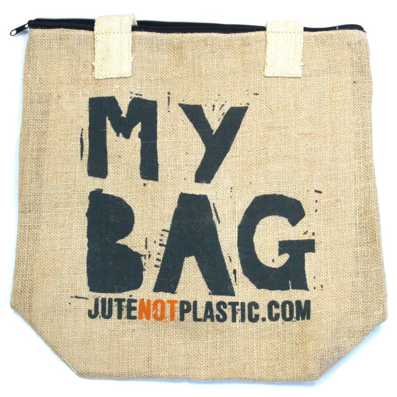 Jute Tas - My Bag - (4x Mixed Ontwerp)