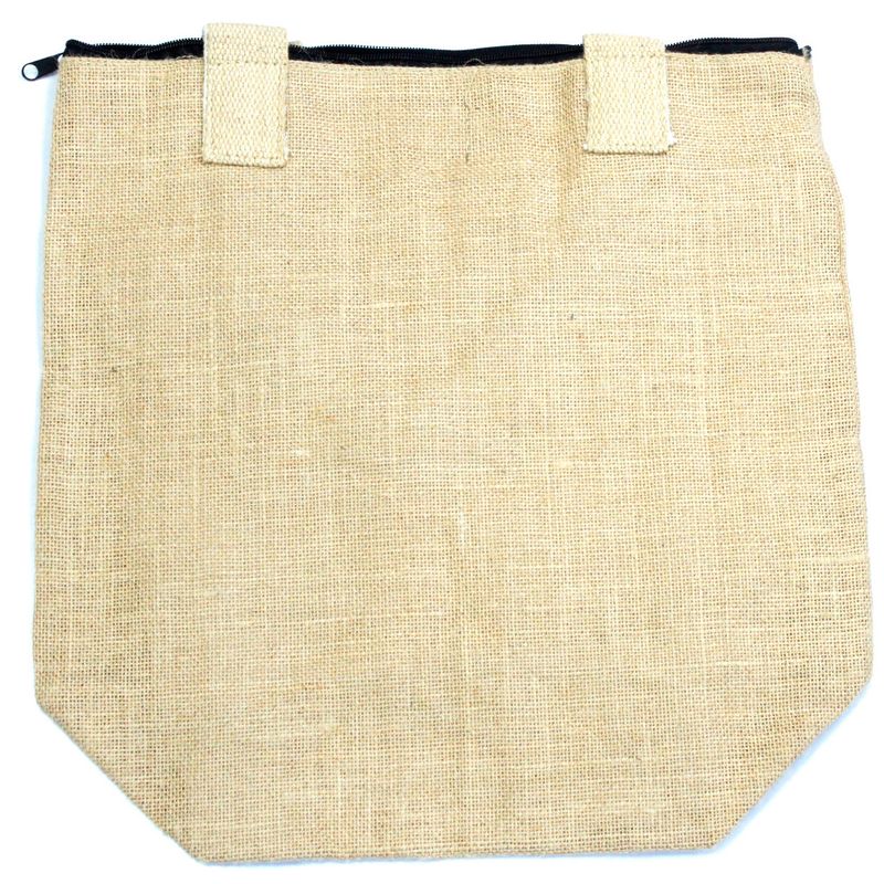 Jute Tas - Naturel - - (4 Mixed Ontwerp)