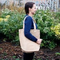 Jute Tas - Naturel - - (4 Mixed Ontwerp)
