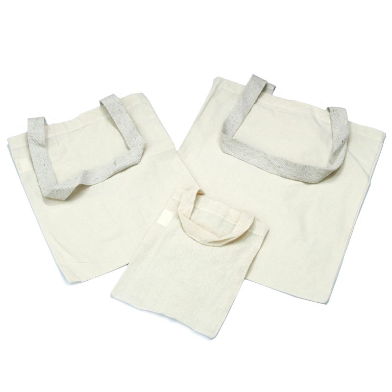 Katoenen Tas - Small - Naturel - 25cmx20cm