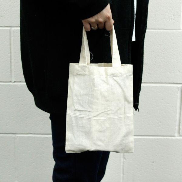 Katoenen Tas - Small - Naturel - 25cmx20cm