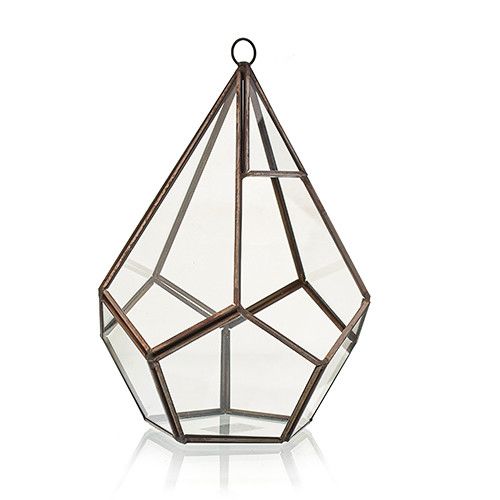 Glazen Terrarium - Grote Piramide