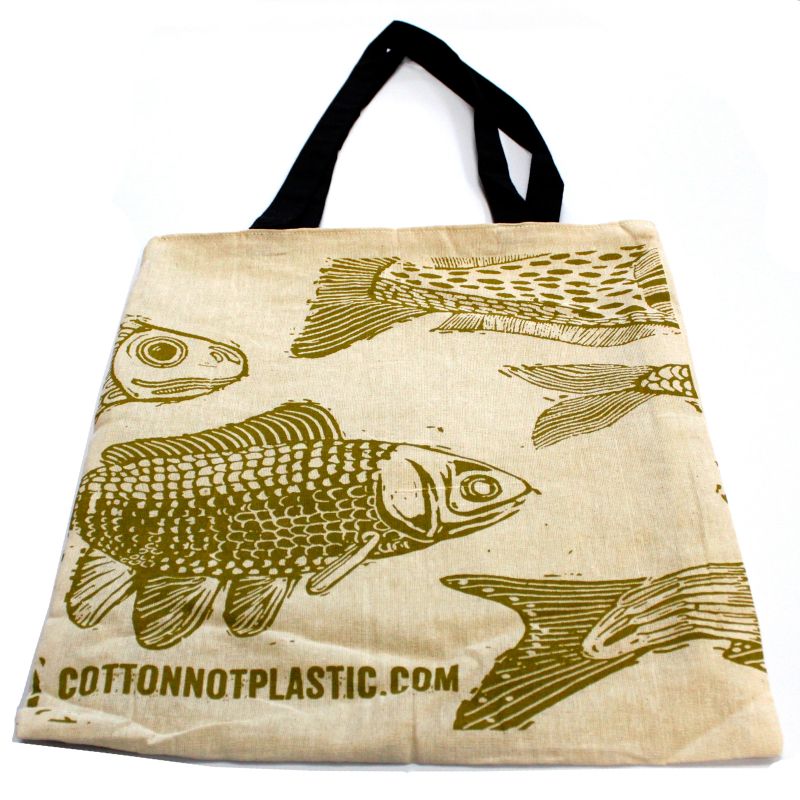 Omkeerbare Katoenen Tas - Large - (2 Ontwerpen) 2 x 118ml - 38cm x 42cm